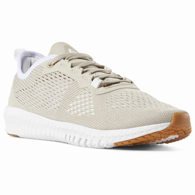 Reebok Flexagon Les Mills® Botasky Damske - Béžové/Biele KA4828BC